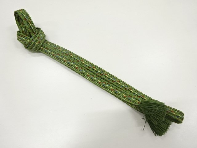 JAPANESE KIMONO / TWISTED TASSEL HAND-TIED OBIJIME